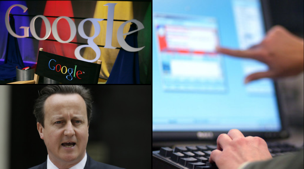David Cameron ska städa upp internet.